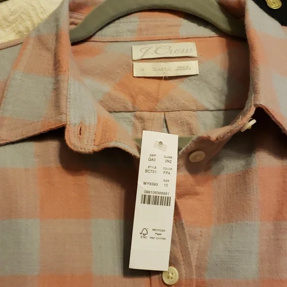 Jcrew Classic Button Down Shirt - Picture 2 of 2